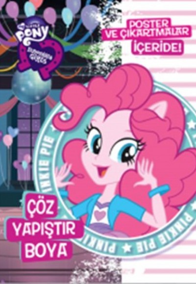 My Little Pony EQ Girls Çöz Yapıştır Boya - 3 My Little Pony EQ Girls Çöz Yapıştır Boya - 3