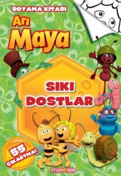Arı Maya - Sıkı Dostlar Boyama Kitabı Arı Maya - Sıkı Dostlar Boyama Kitabı