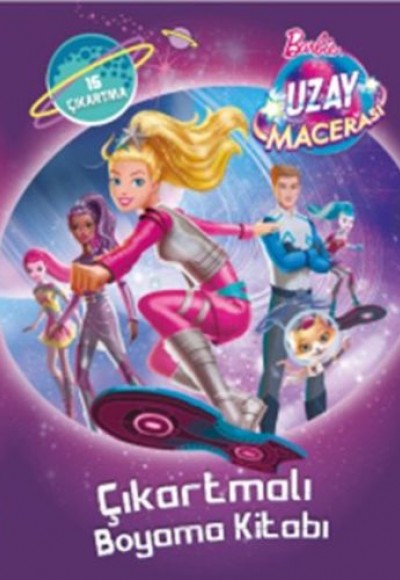 Barbie Uzay Macerası Çıkartmalı Boyama Barbie Uzay Macerası Çıkartmalı Boyama