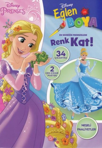 Disney Prenses Eğlen ve Boya Disney Prenses Eğlen ve Boya