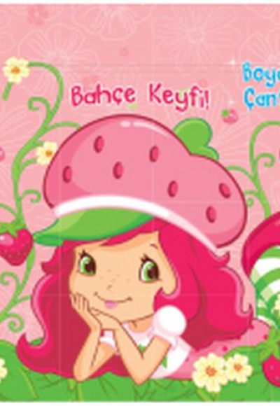 Çilek Kız - Bahçe Keyfi Boyama Çantası Çilek Kız - Bahçe Keyfi Boyama Çantası