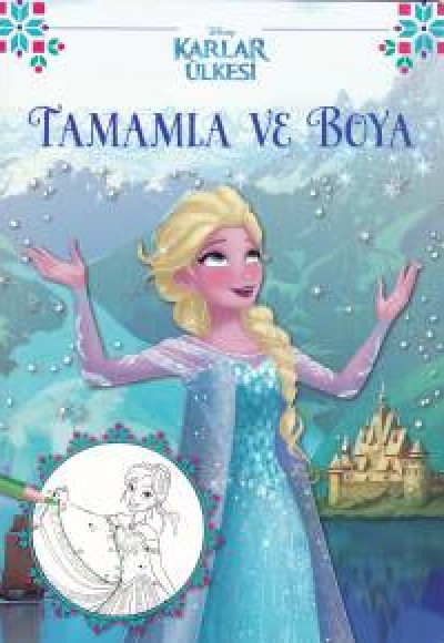 Disney Karlar Ülkesi - Tamamla ve Boya Disney Karlar Ülkesi - Tamamla ve Boya