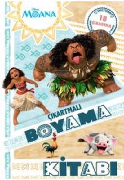 Disney Moana - Çıkartmalı Boyama Kitabı Disney Moana - Çıkartmalı Boyama Kitabı