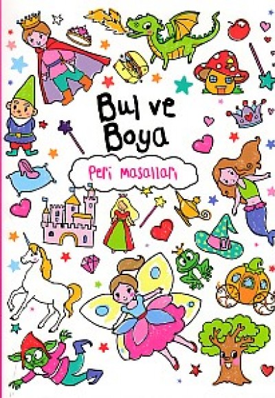 Bul ve Boya - Peri Masalları Bul ve Boya - Peri Masalları