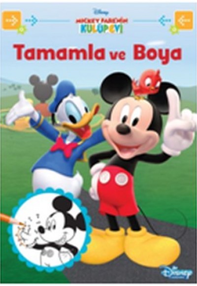 Disney Mickey Fare'nin Kulüp Evi - Tamamla ve Boya Disney Mickey Fare'nin Kulüp Evi - Tamamla ve Boya