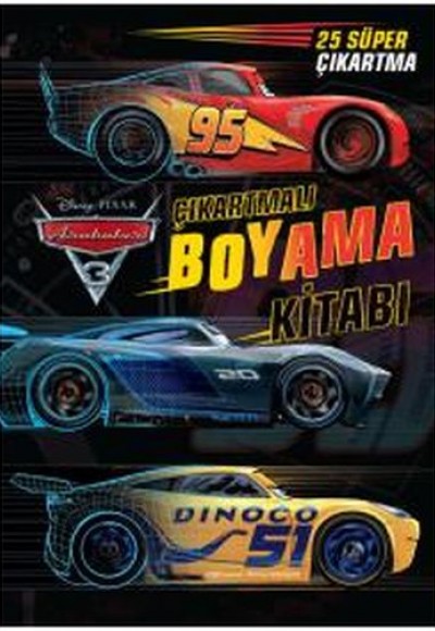 Arabalar 3 - Çıkartmalı Boyama Kitabı Arabalar 3 - Çıkartmalı Boyama Kitabı