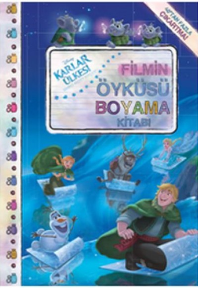 Disney Karlar Ülkesi - Filmin Öyküsü Boyama Kitabı Disney Karlar Ülkesi - Filmin Öyküsü Boyama Kitabı