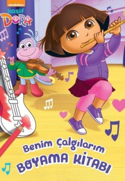 Kaşif Dora - Benim Çalgılarım Boyama Kitabı Kaşif Dora - Benim Çalgılarım Boyama Kitabı