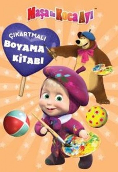 Maşa ile Koca Ayı Çıkartmalı Boyama Kitabı Maşa ile Koca Ayı Çıkartmalı Boyama Kitabı