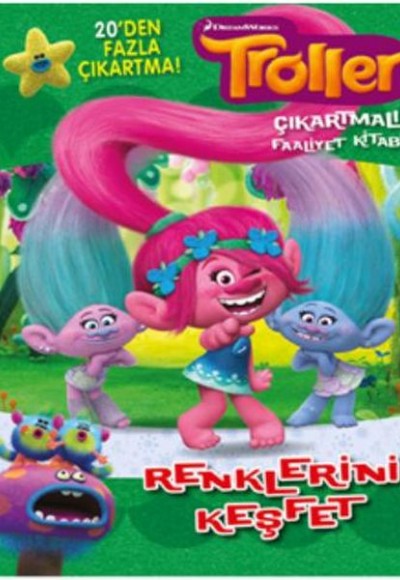 Troller Renklerini Keşfet Çıkartmalı Faaliyet Kitabı Troller Renklerini Keşfet Çıkartmalı Faaliyet Kitabı