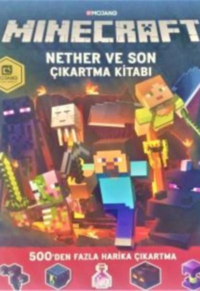 Minecraft - Nether ve Son Çıkartma Kitabı Minecraft - Nether ve Son Çıkartma Kitabı