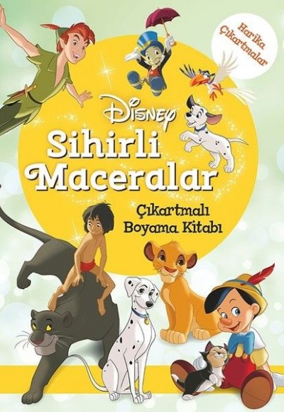 Disney Sihirli Maceralar Çıkartmalı Boyama Kitabı Disney Sihirli Maceralar Çıkartmalı Boyama Kitabı