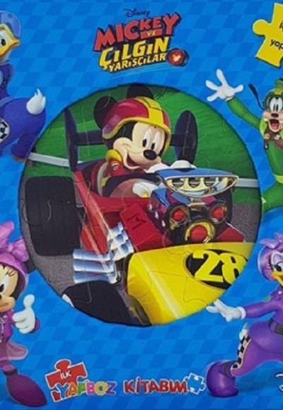 Disney Mickey ve Çılgın Yarışçılar-İlk Yapboz Kitabım Disney Mickey ve Çılgın Yarışçılar-İlk Yapboz Kitabım