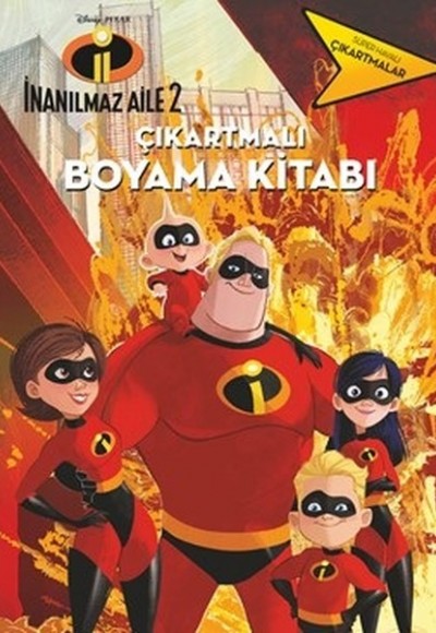 İnanılmaz Aile 2-Çıkartmalı Boyama Kitabı İnanılmaz Aile 2-Çıkartmalı Boyama Kitabı