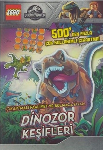 Lego Jurassic World-Dinozor Keşifleri-Çıkartmalı Faaliyet ve Bulmaca Kitabı Lego Jurassic World-Dinozor Keşifleri-Çıkartmalı Faaliyet ve Bulmaca Kitabı