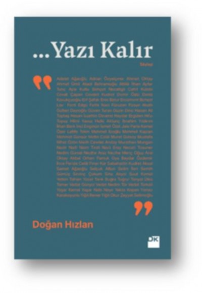 ...Yazı Kalır ...Yazı Kalır