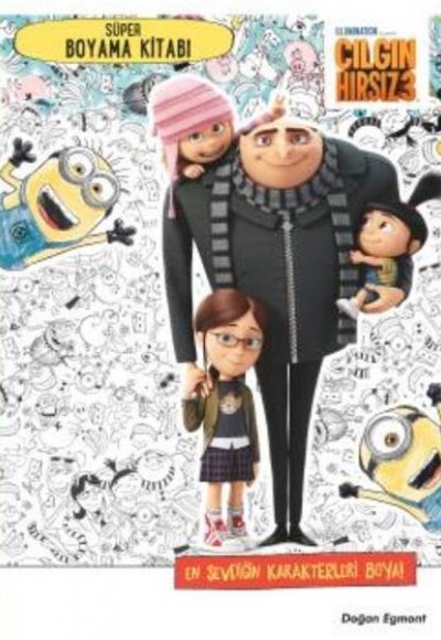 Çılgın Hırsız 3-Süper Boyama Kitabı Çılgın Hırsız 3-Süper Boyama Kitabı