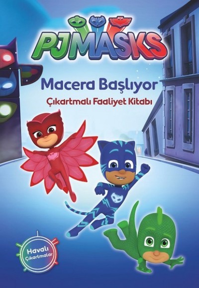 Pjmasks-Macera Başlıyor-Çıkartmalı Faaliyet Kitabı Pjmasks-Macera Başlıyor-Çıkartmalı Faaliyet Kitabı