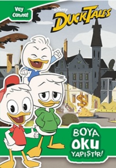 Disney Duck Tales - Vay Canına - Boya Oku Yapıştır Disney Duck Tales - Vay Canına - Boya Oku Yapıştır