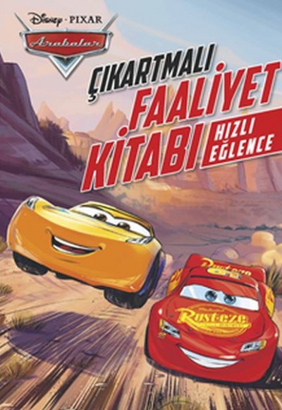 Disney Arabalar - Hızlı Eğlence Çıkartmalı Boyama Kitabı Disney Arabalar - Hızlı Eğlence Çıkartmalı Boyama Kitabı