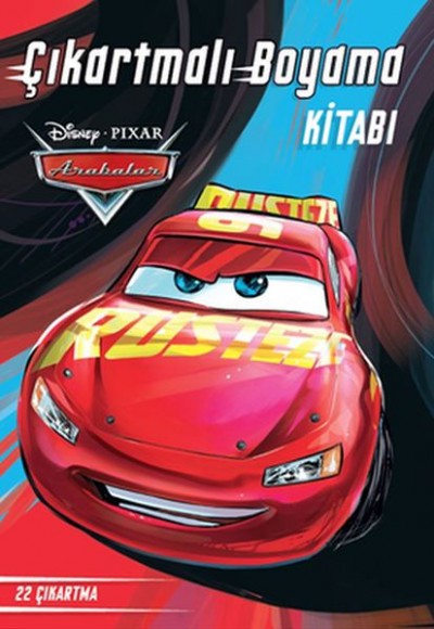 Disney Arabalar Çıkartmalı Boyama Disney Arabalar Çıkartmalı Boyama