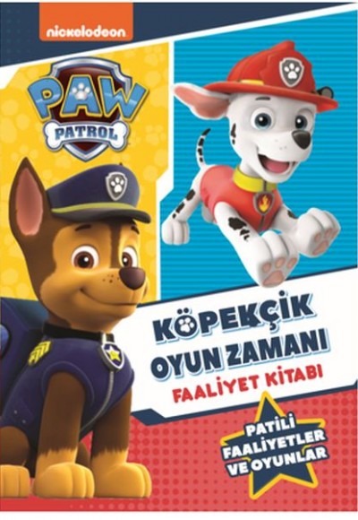 Paw Patrol - Köpekçik Oyun Zamanı Faaliyet Kitabı Paw Patrol - Köpekçik Oyun Zamanı Faaliyet Kitabı
