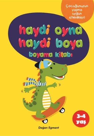 Haydi Oyna Haydi Boya Boyama Kitabı 2 (3-4 Yaş) Haydi Oyna Haydi Boya Boyama Kitabı 2 (3-4 Yaş)