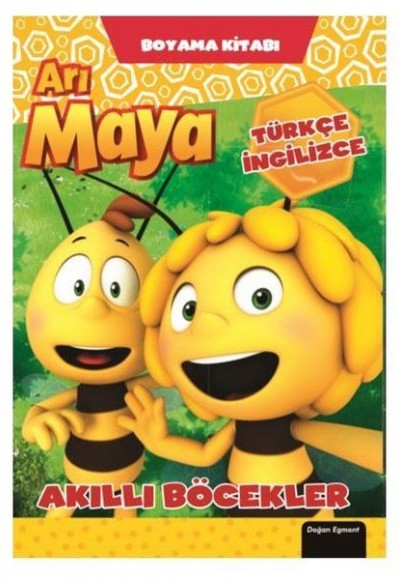 Arı Maya - Akıllı Böcekler Boyama Kitabı Arı Maya - Akıllı Böcekler Boyama Kitabı