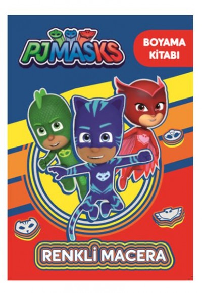 Pjmasks - Renkli Macera Boyama Kitabı Pjmasks - Renkli Macera Boyama Kitabı