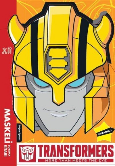 Transformers - Maskeli Boyama Kitabı Transformers - Maskeli Boyama Kitabı
