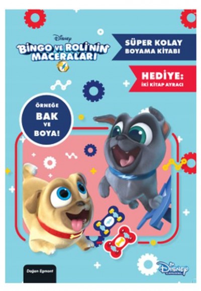 Disney Bingo ve Roli'nin Maceraları - Süper Kolay Boyama Kitabı Disney Bingo ve Roli'nin Maceraları - Süper Kolay Boyama Kitabı