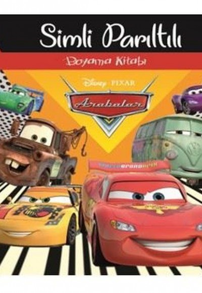 Disney Arabalar Simli Parıltılı Boyama Kitabı Disney Arabalar Simli Parıltılı Boyama Kitabı