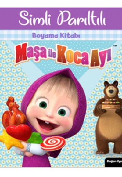 Maşa İle Koca Ayı - Simli Parıltılı Boyama Kitabı Maşa İle Koca Ayı - Simli Parıltılı Boyama Kitabı