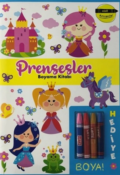 Prensesler Boyama Kitabı - Minik Ressamlar Prensesler Boyama Kitabı - Minik Ressamlar
