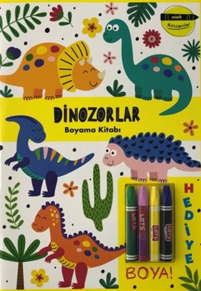 Dinozorlar Boyama Kitabı - Minik Ressamlar Dinozorlar Boyama Kitabı - Minik Ressamlar