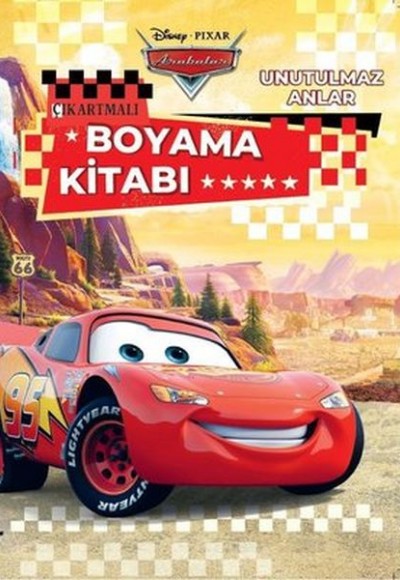 Disney Pixar Arabalar Unutulmaz Anlar Çıkartmalı Boyama Kitabı Disney Pixar Arabalar Unutulmaz Anlar Çıkartmalı Boyama Kitabı