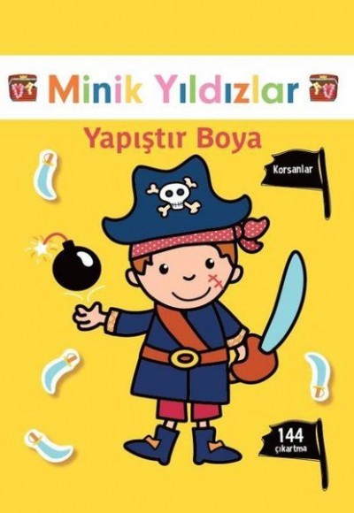 Korsanlar Yapıştır Boya - Minik Yıldızlar Korsanlar Yapıştır Boya - Minik Yıldızlar