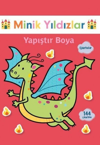 Ejderhalar Yapıştır Boya - Minik Yıldızlar Ejderhalar Yapıştır Boya - Minik Yıldızlar