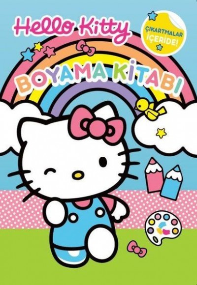 Hello Kitty Boyama Kitabı Çıkartmalar İçeride! Hello Kitty Boyama Kitabı Çıkartmalar İçeride!