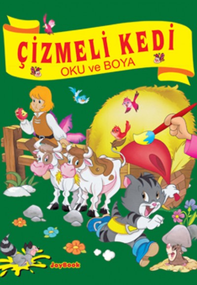Çizmeli Kedi - Oku ve Boya Çizmeli Kedi - Oku ve Boya
