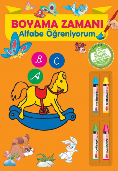 Boyama Zamanı: Alfabe Öğreniyorum Boyama Zamanı: Alfabe Öğreniyorum