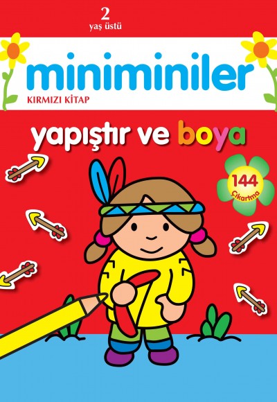 Miniminiler Yapıştır ve Boya (Kırmızı Kitap) Miniminiler Yapıştır ve Boya (Kırmızı Kitap)