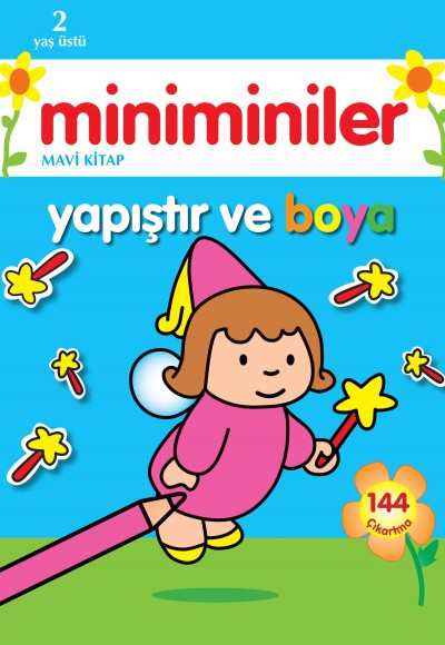 Miniminiler Yapıştır ve Boya (Mavi Kitap) Miniminiler Yapıştır ve Boya (Mavi Kitap)