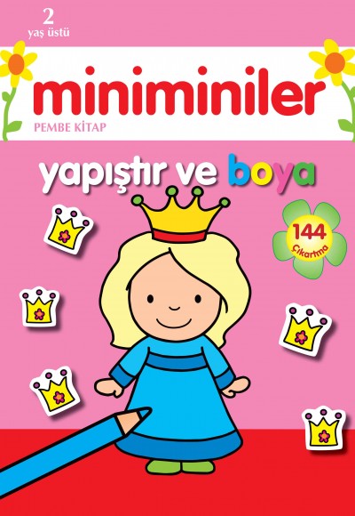 Miniminiler Yapıştır ve Boya (Pembe) Miniminiler Yapıştır ve Boya (Pembe)