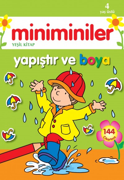 Miniminiler Yapıştır ve Boya (Yeşil Kitap) Miniminiler Yapıştır ve Boya (Yeşil Kitap)