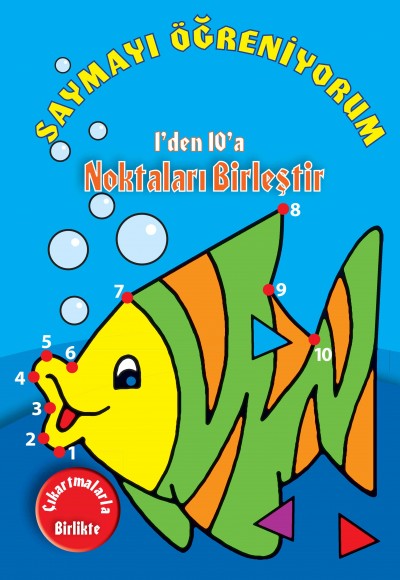 Saymayı Öğreniyorum 1'den 10'a Noktaları Birleştir Saymayı Öğreniyorum 1'den 10'a Noktaları Birleştir