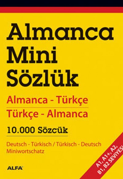 Almanca Mini Sözlük (Almanca-Türkçe Türkçe-Almanca 10.000 Sözcük)