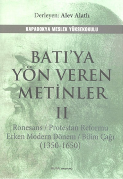 Batıya Yön Veren Metinler 2 Batıya Yön Veren Metinler 2