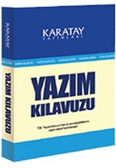 Yazım Kılavuzu Yazım Kılavuzu