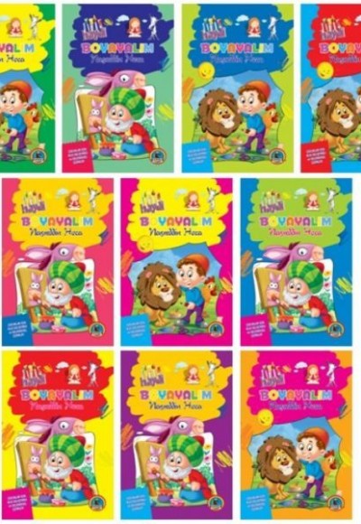 Nasreddin Hoca Boyama Kitabı (10 Kitap Takım) Nasreddin Hoca Boyama Kitabı (10 Kitap Takım)